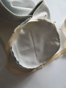 Tuto Sac Polochon : Finition et couture des cercles de cotés avec du biais