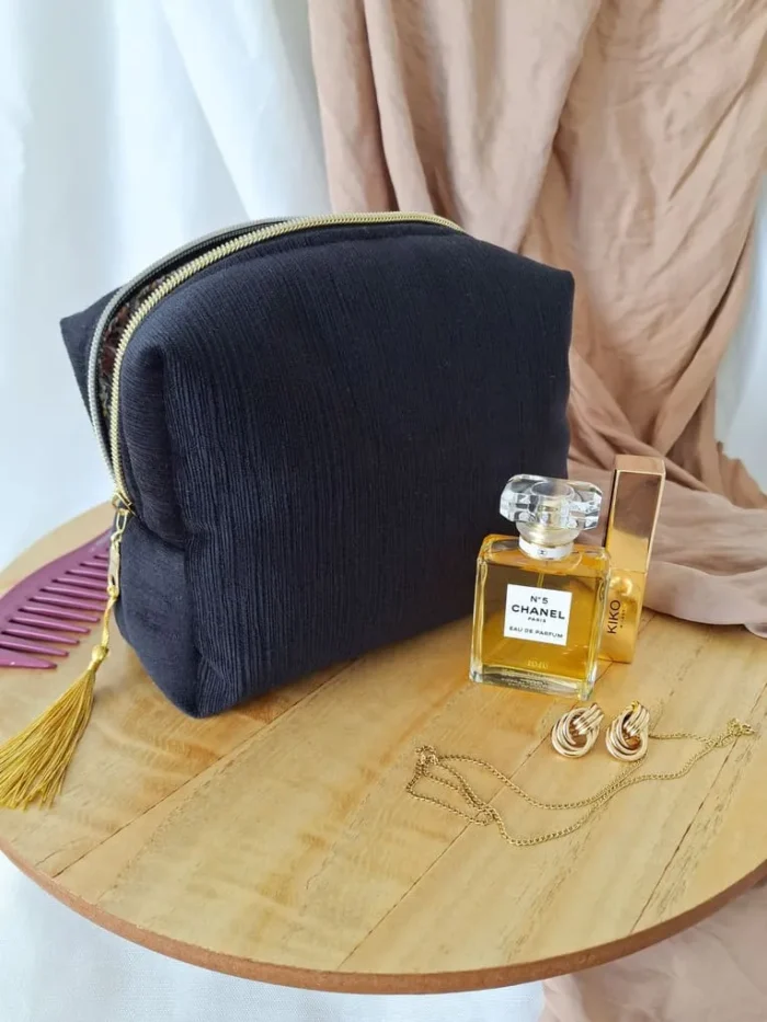 TROUSSE DE TOILETTE - Velours Noir